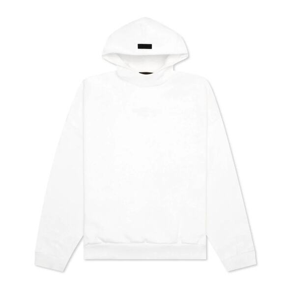 (XS) NWT ESSENTIALS Fear of God Pullover Hoodie in "Cloud Dancer" - Picture 1 of 3